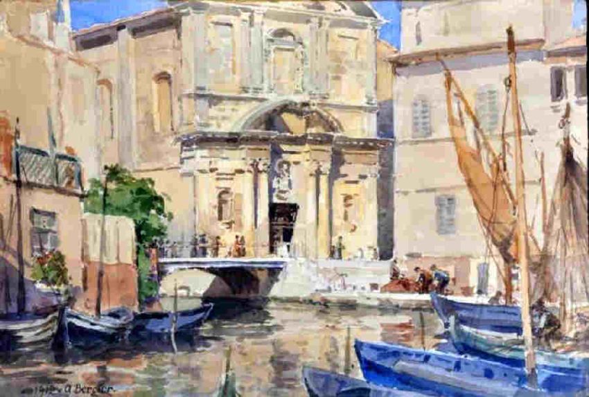 Eglise des Martigues par Alfred Bergier