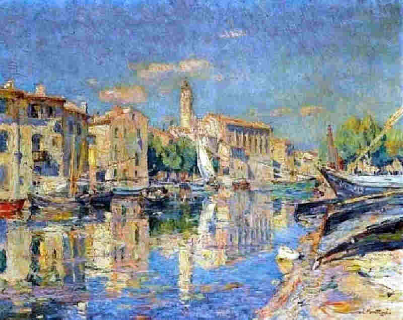 le canal St-Martin par Louis Agricol  Montagn&eacute;