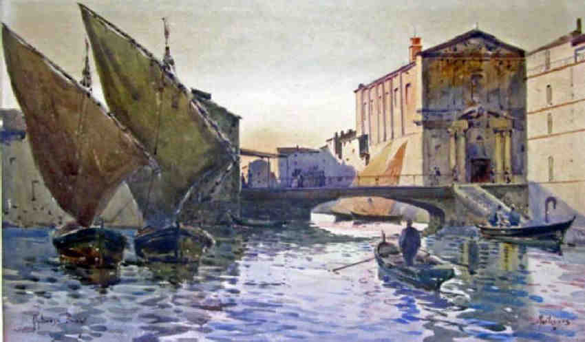 Le port de Martigues par Alphonse Rey