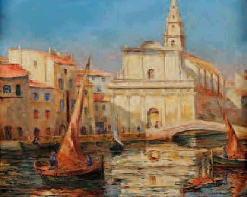 Les Martigues par Pierre Gustave Girardon
