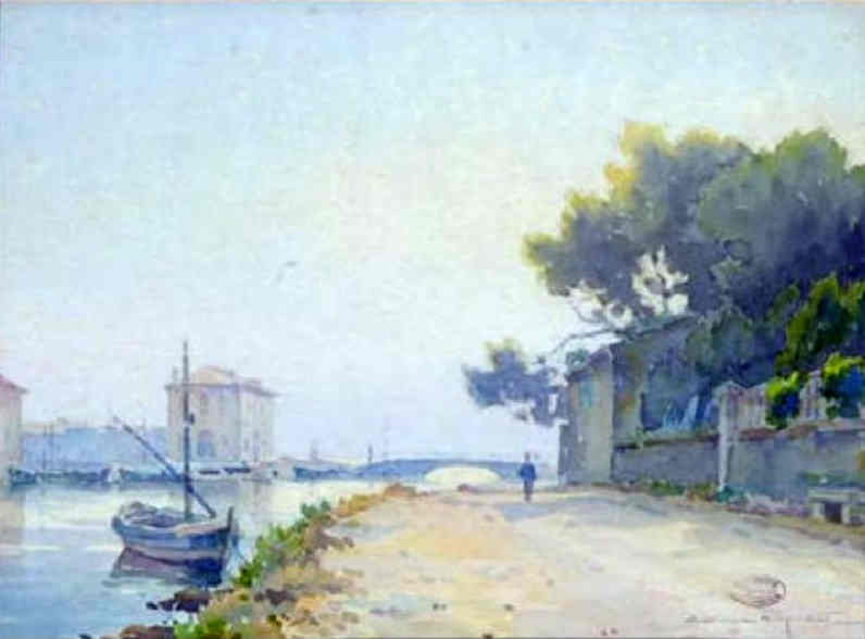 Martigues, le canal par Casimir Raymond