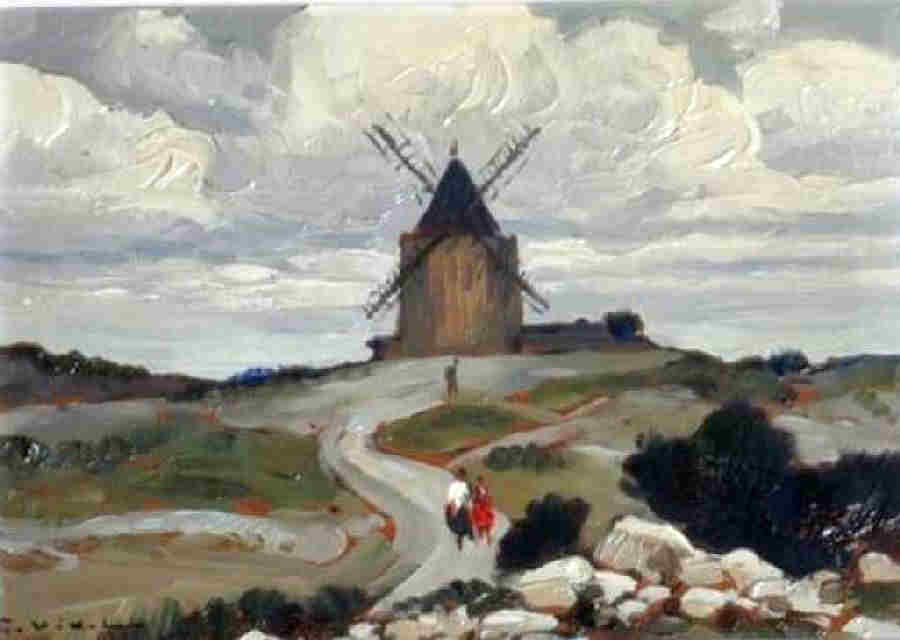 Le moulin de Daudet &agrave; Fontvieille par  Vincent van Gogh