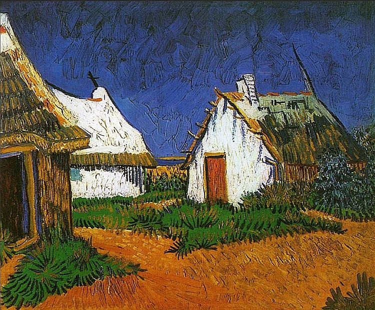 Cabanes de guardian  aux Saintes Maries de la Mer par Vincent van Gogh