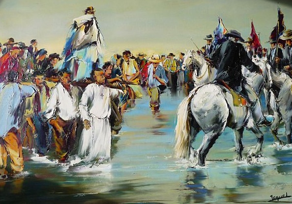 P&eacute;lerinage gitans aux Stes-Mariss  par Christian Jequel