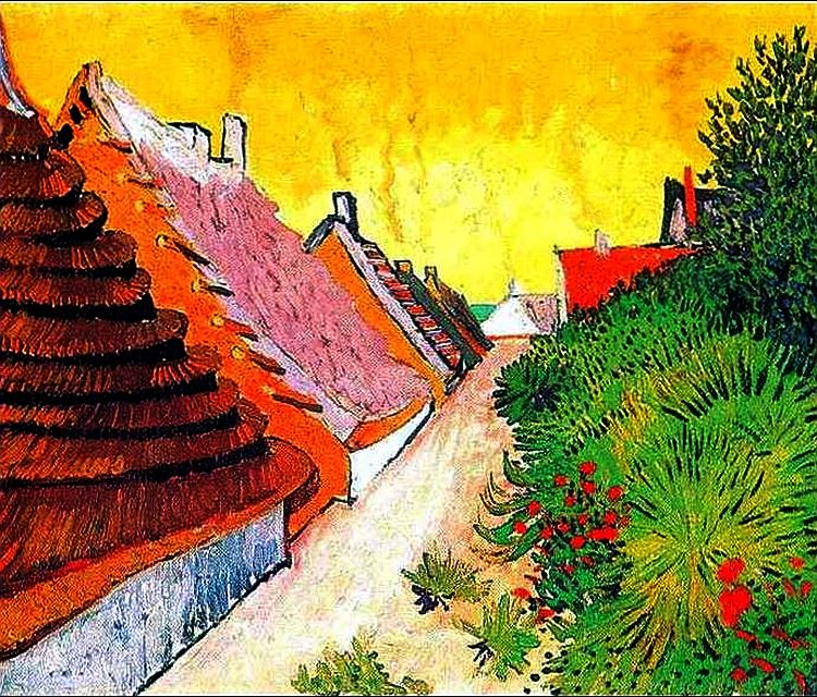 Rue aux  Saintes Maries de la Mer par Vincent van Gogh