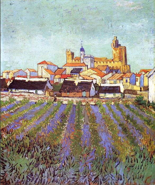 Les Saintes Maries de la Mer par Vincent van Gogh