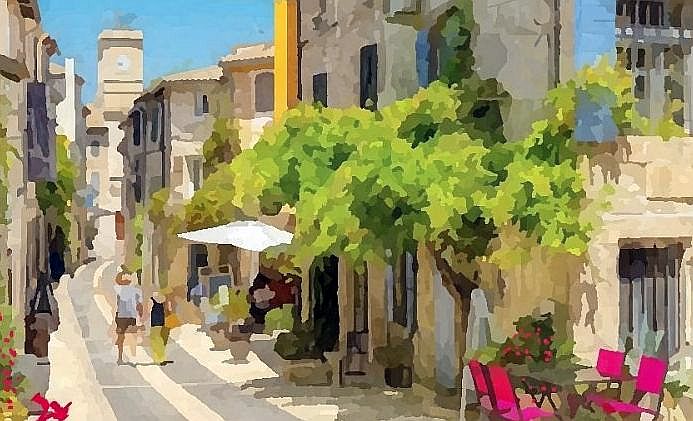 Rue de St-R&eacute;my-de-Provence par Laura Voolu