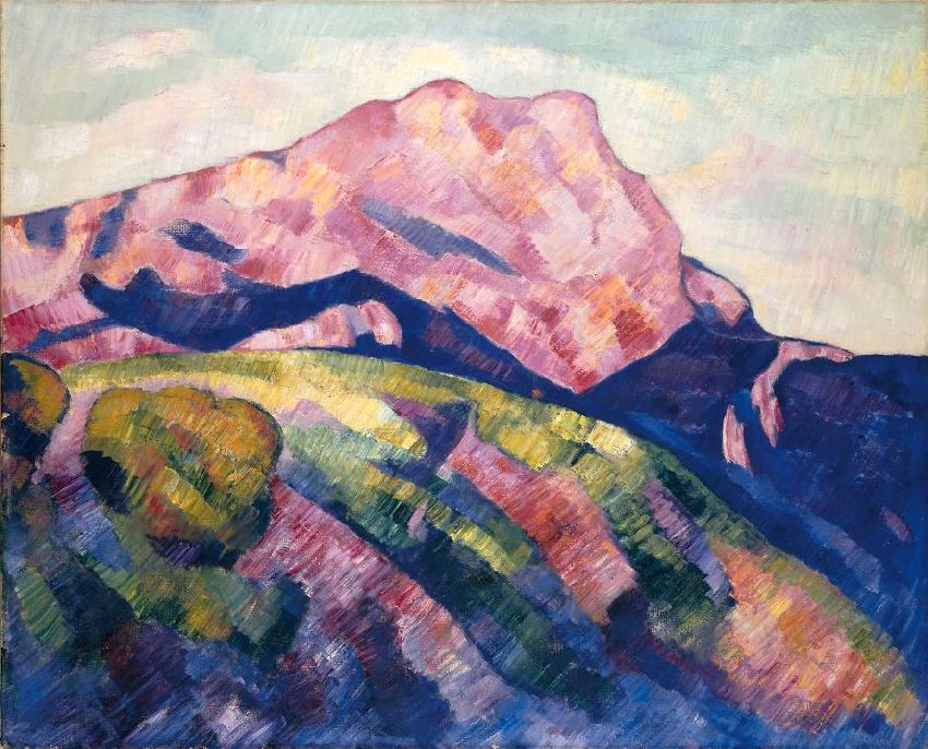 La montagne Saint-Victoire par Marsden Hartley
