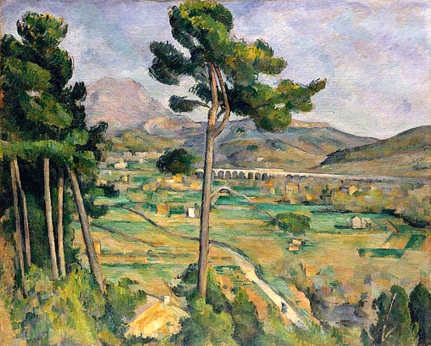Paysage de la Montagne Saint Victoire par Paul C&eacute;zanne