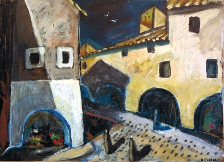 Vue du ch&acirc;teau de tarascon, depuis les rives du Rh&ocirc;ne par Jean-Baptiste Brunel