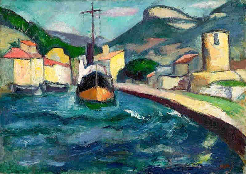 Le port  de Cassis  par Manuel Ortiz de Zarate