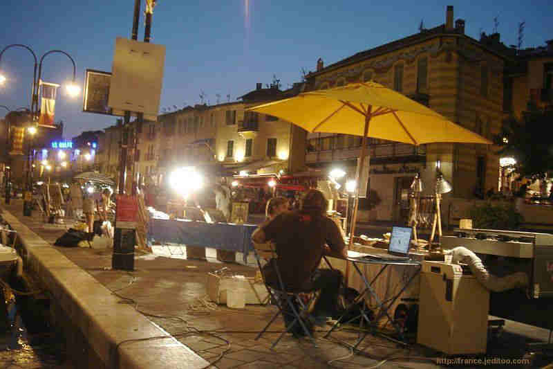 Artisans sur le port de Cassis