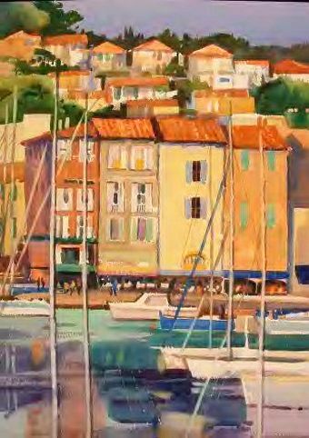 Cassis port by Stephen Quiller
