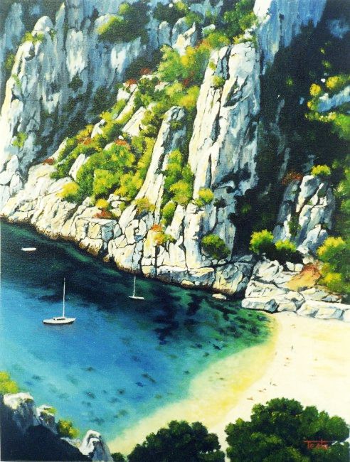 Plage d'Envau par Testa