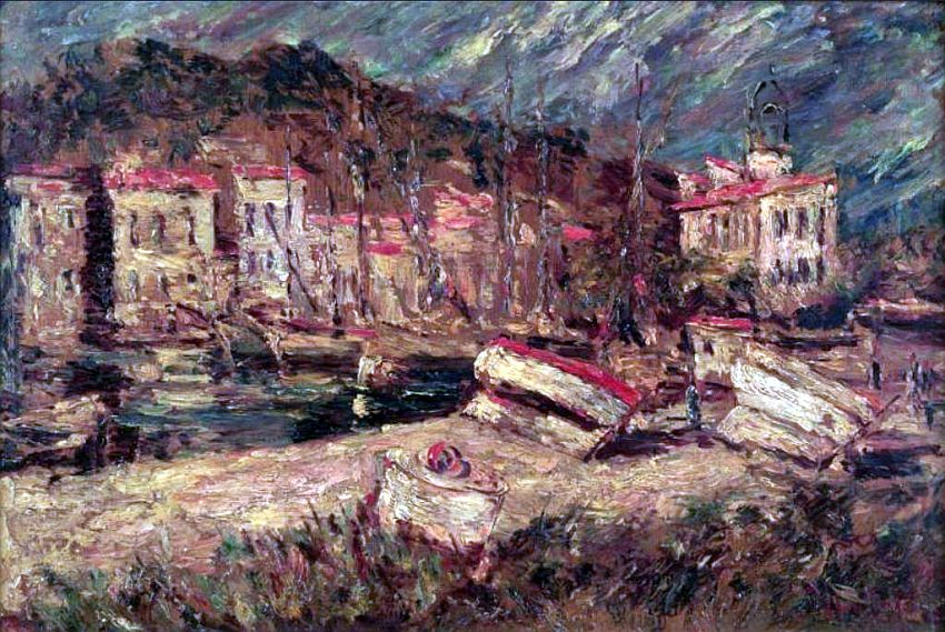 Port de Cassis par Adolphe Monticelli