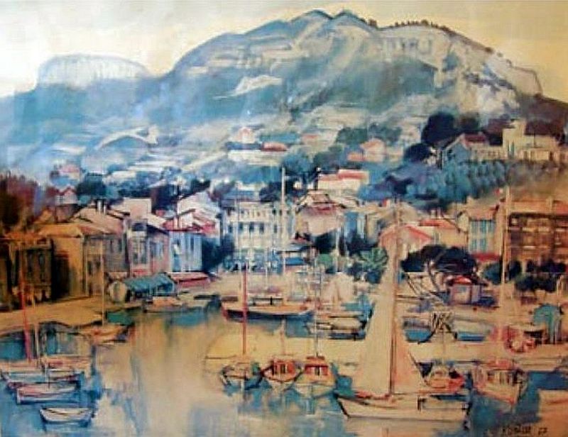 port de Cassis par  Rudolph Kundera