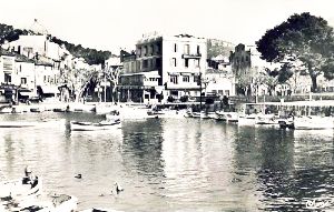 Cassis port annees 50 hotel Lieutaud.