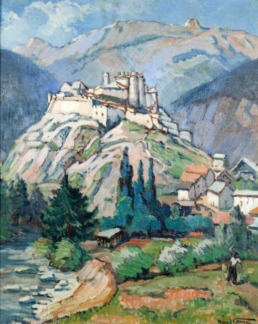 Chateau Queyras par  Raoul Carr&eacute;