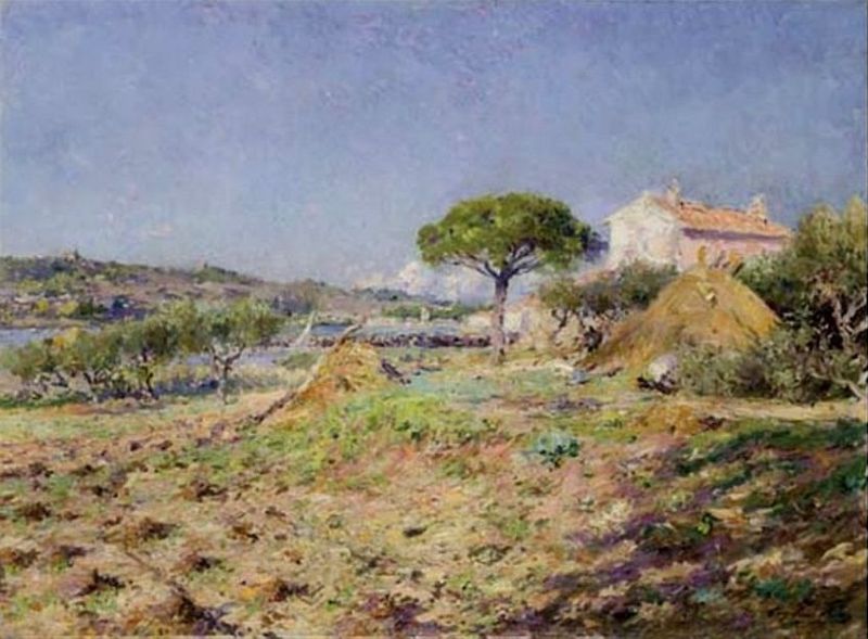 Paysage de Provence Gustave Gagliardini