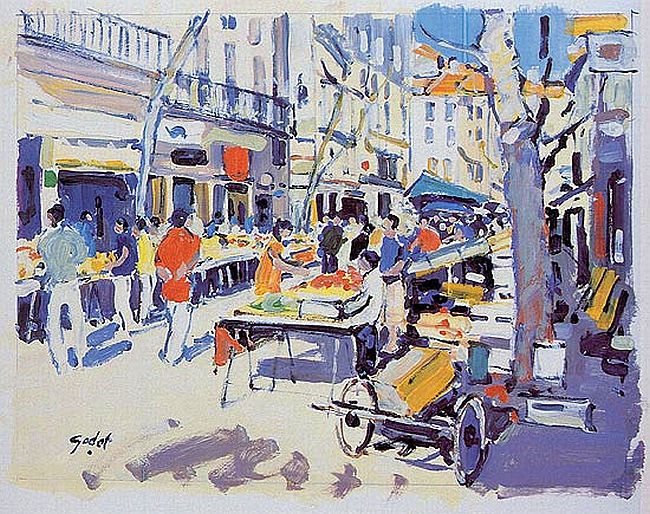 Petit march&eacute; &agrave; Toulon par Pierre Godet