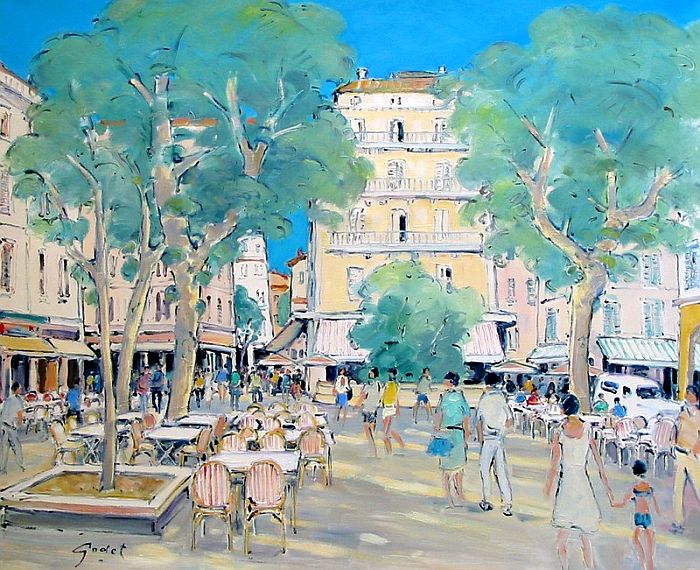 Place &agrave; Toulon par Pierre Godet