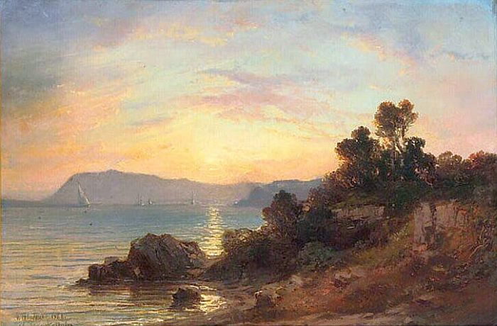 Vue de Toulon par Vincent  Courdouan