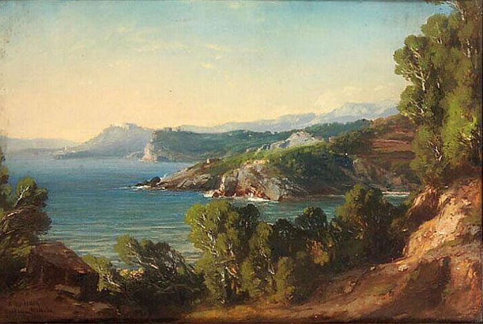 Vue des environs de Toulon par Vincent  Courdouan