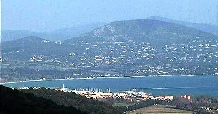 St-Tropez, la baie et les monts de l'Esterel