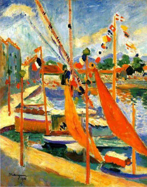 14 juillet &agrave;  St-Tropez par Henri Manguin