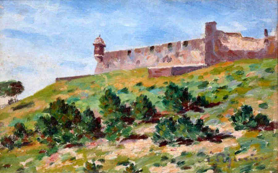 Citadelle de St-Tropez par Auguste P&eacute;gurier