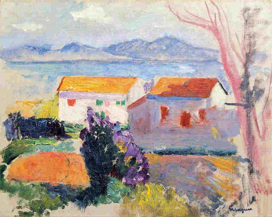 Ferme Brumette &agrave;  St-Tropez par Henri Manguin