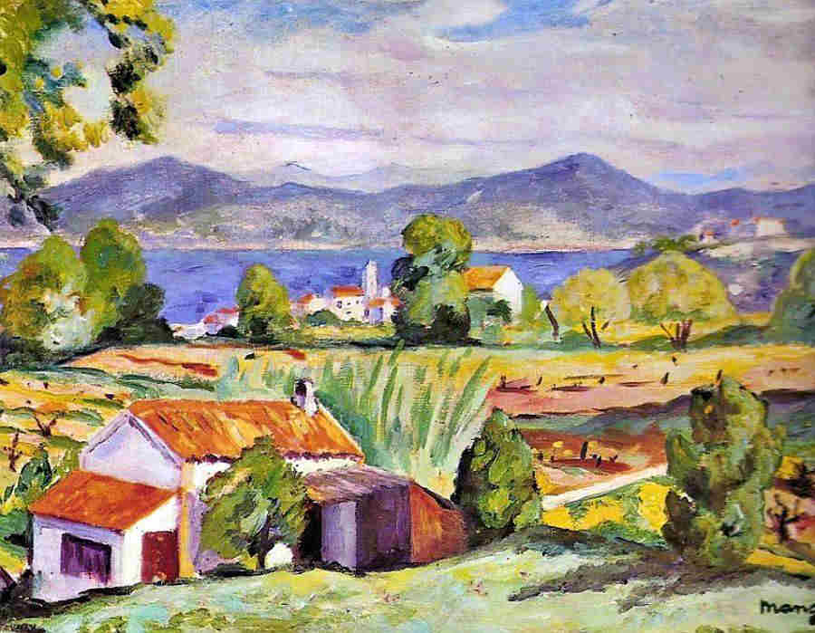 Golfe de  St-Tropez par Henri Manguin