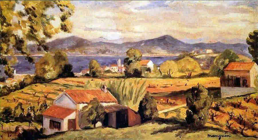 Le golfe de St-Tropez par henri Manguin