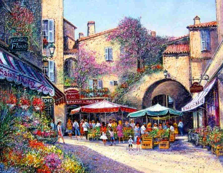March&eacute; &agrave; St-Tropez Guy Dessapt
