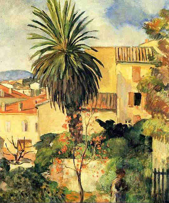 Paysage de St-Tropez par Henri Lebasque
