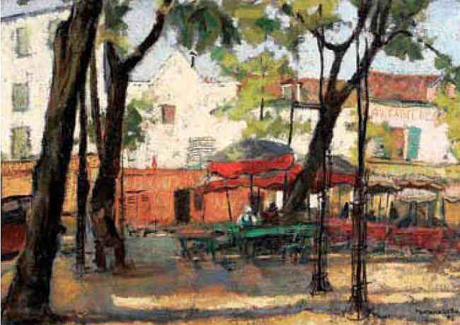 Place de St-Tropez par Lucien Fontanarosa