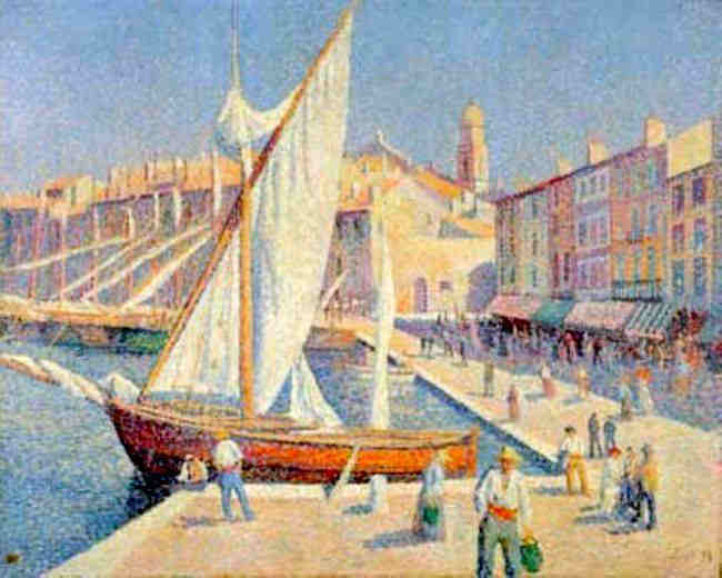 port de St-Tropez Maximilien Luce