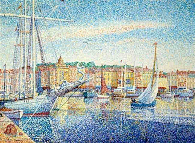 Trois m&acirc;ts &agrave; St-Tropez par Yvonne Canu