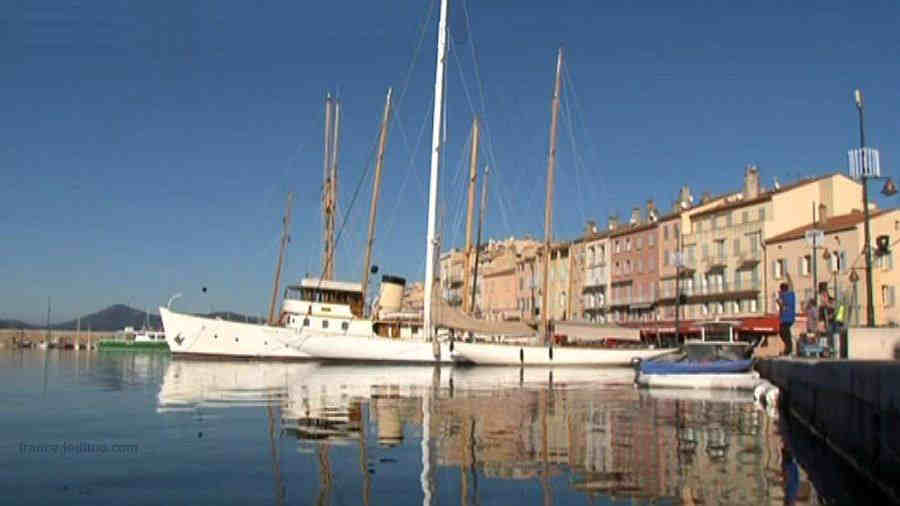 reflets dans le port de St-Tropez