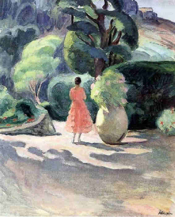 l'all&eacute;e des  jarres au Pradet par Henri Lebasque