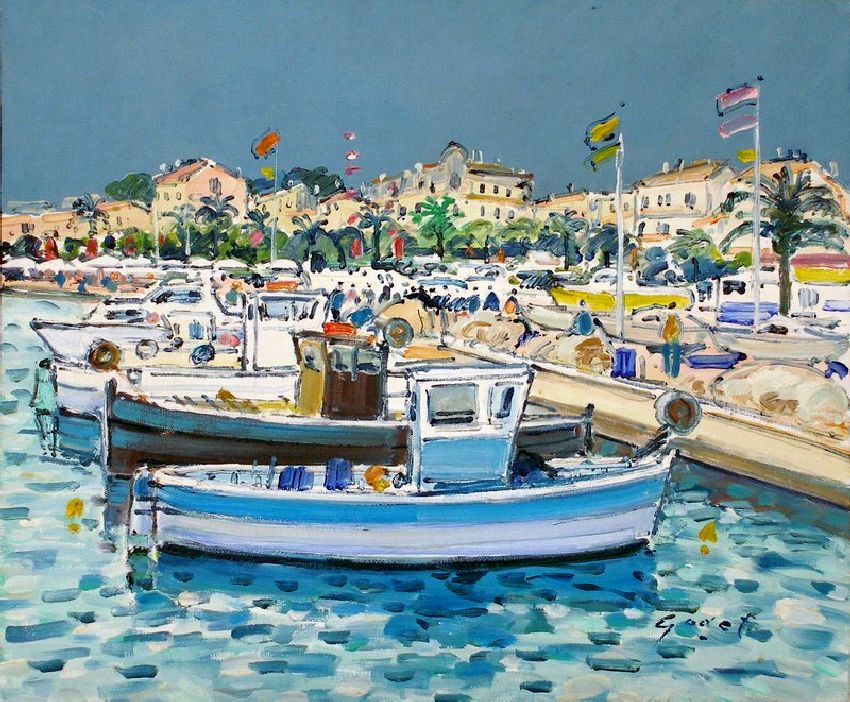 Le port de Bandol par Pierre Godet