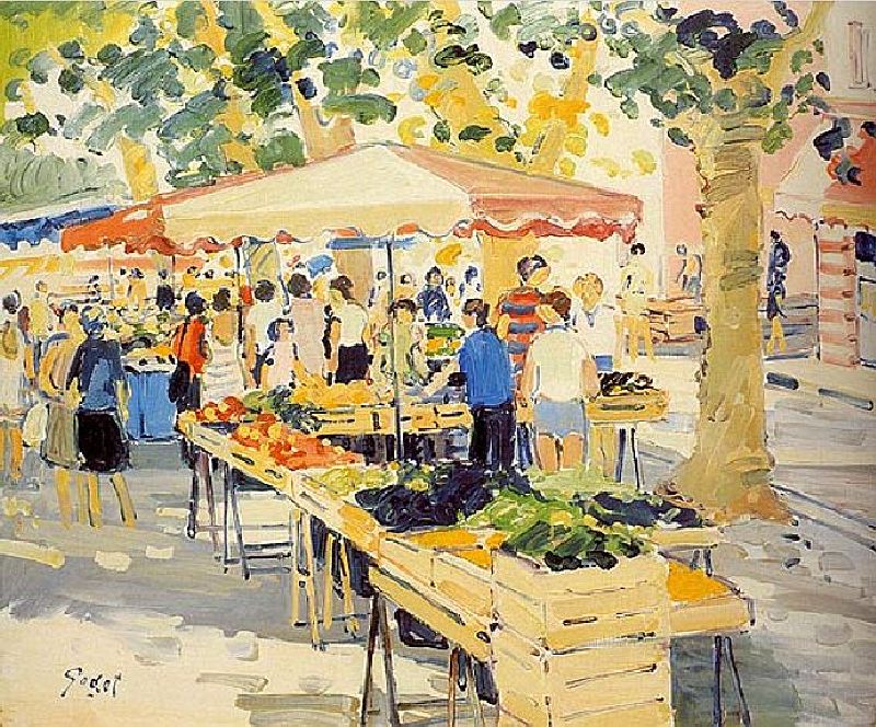 Bandol, le petit march&eacute; par Pierre Godet