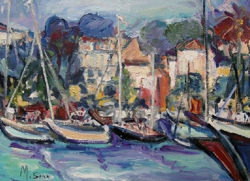 L'arriv&eacute;e &agrave; Bandol par Marie Sion
