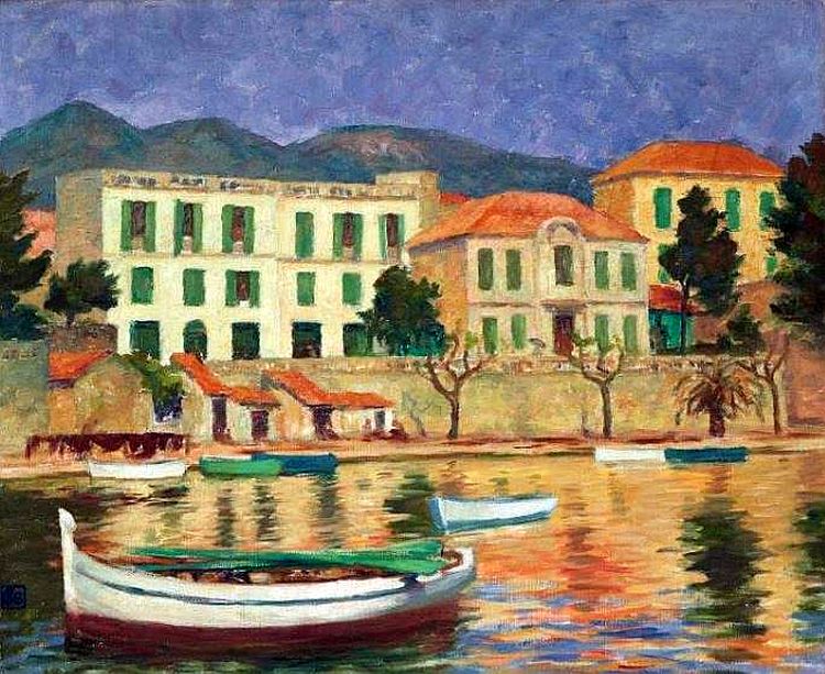 Bandol  vers  1900 par Jean-Baptiste Olive