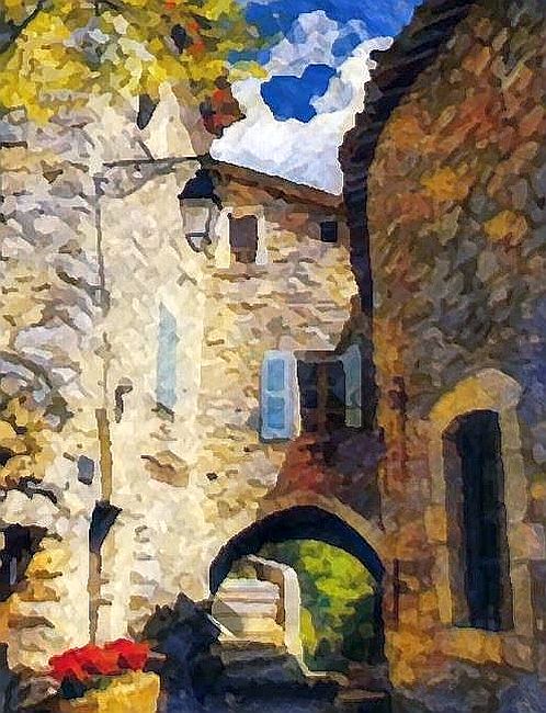 Barg&egrave;me, ruelle  par Dan Kopel