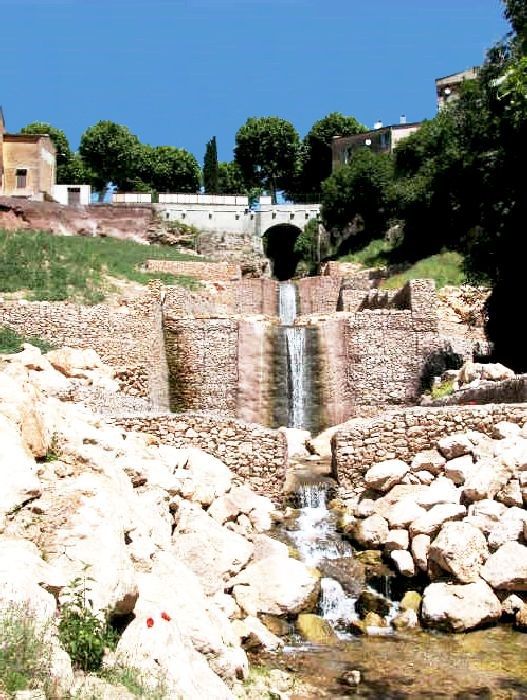 Cascades de la  fontaine de Roubaud &agrave;  Barjols 