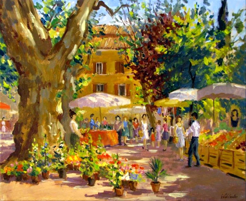 Barjols, fontaine de la Cour par Tony Wahlender