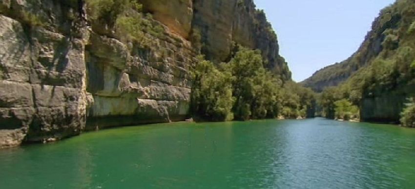 Canyon des gorges de Baudinard