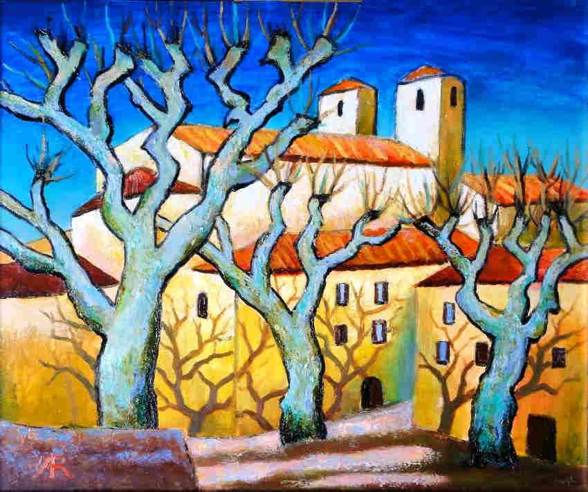 L'&eacute;glise de Fayence par Alain Reboux