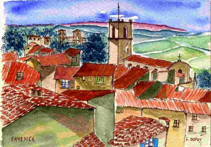 Fayence par Fr&eacute;d&eacute;ric Dupuy